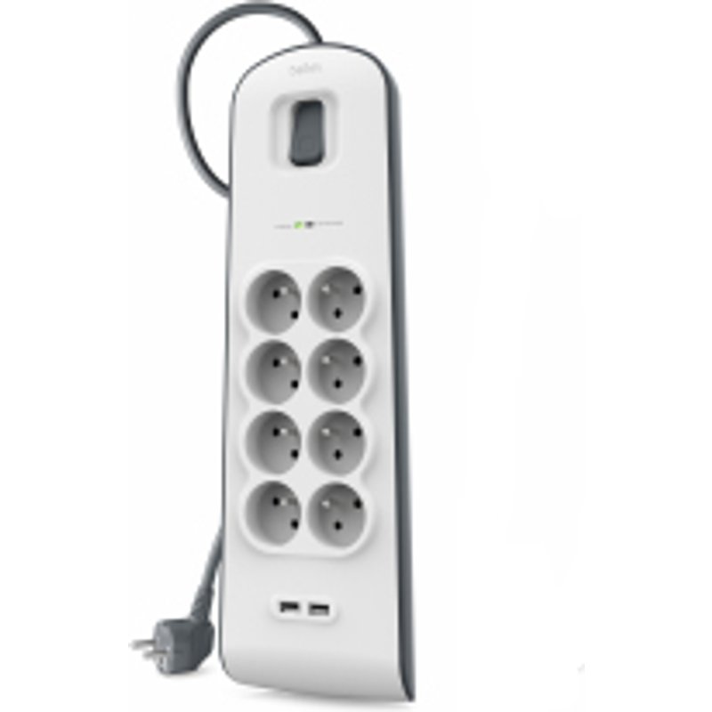 Belkin BSV804ca2M White 8 AC outlet(s) 2 m