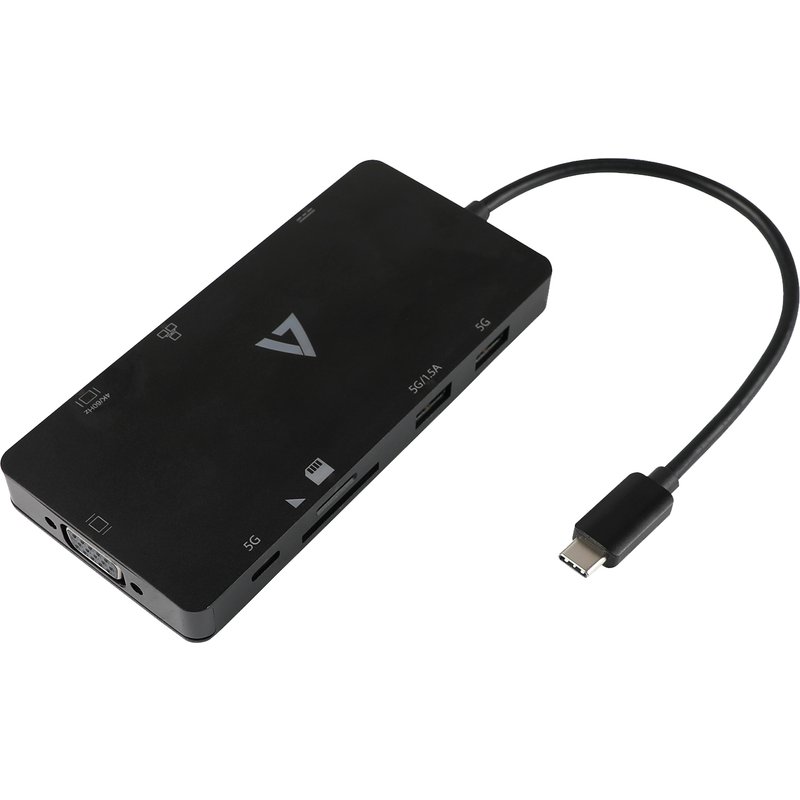 V7 UCMINIDOCK-ALTHV laptop dock/port replicator Docking USB 3.2 Gen 1