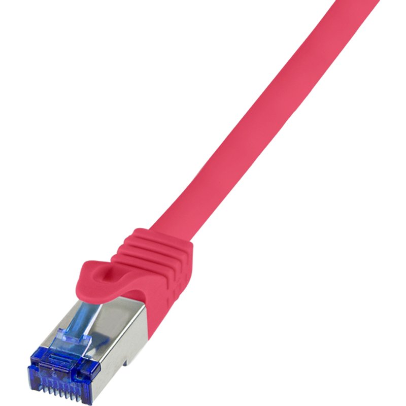 LogiLink C6A114S networking cable Red 20 m Cat6a S/FTP (S-STP)
