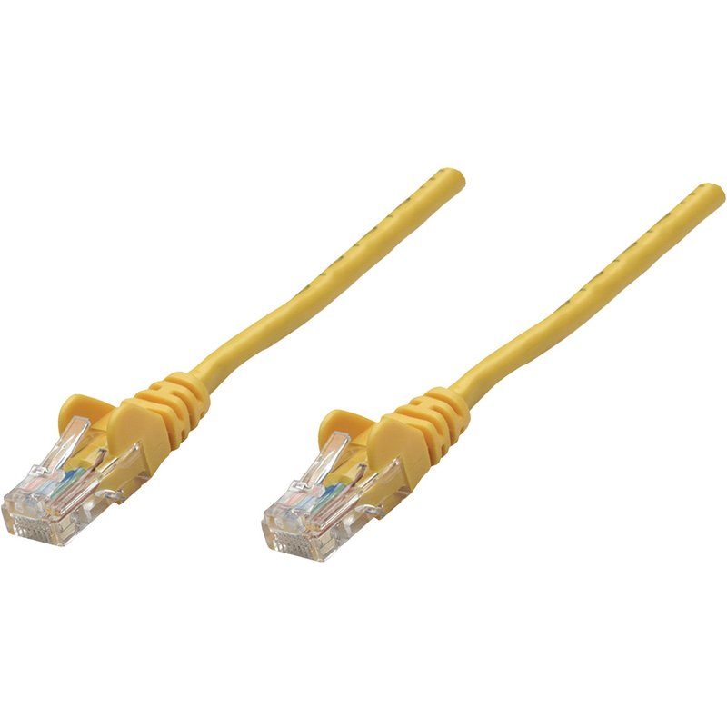 Intellinet Network Patch Cable. Cat6. 0.25m. Yellow. Copper. S/FTP. LS