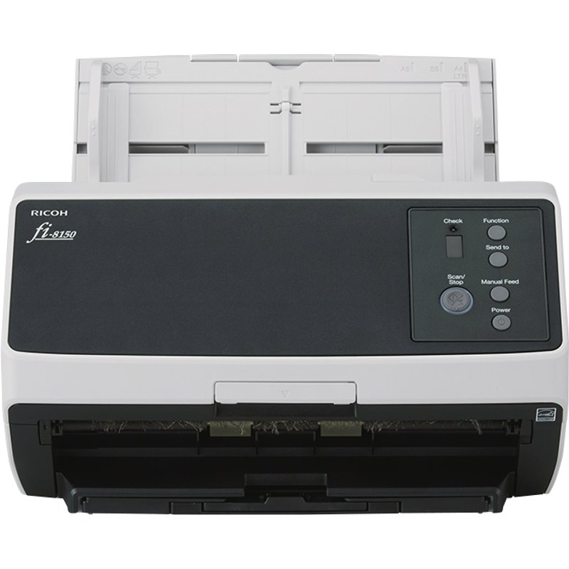 Ricoh FI-8150 ADF + Manual feed scanner 600 x 600 DPI A4 Black, Grey