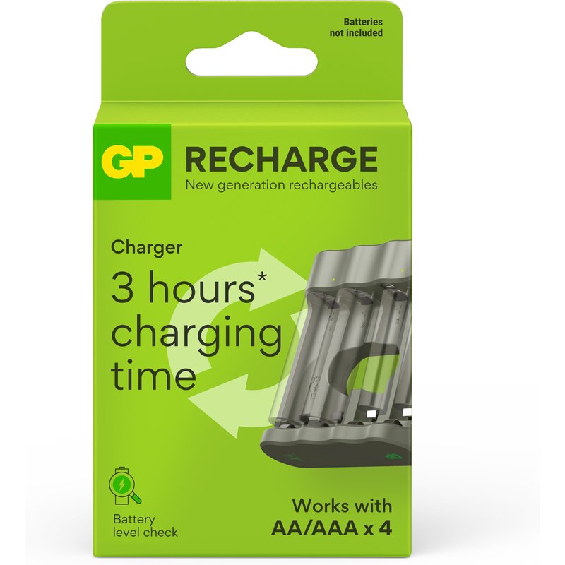 GP Batteries GP Recharge B441 AA / AAA USB Battery Charger