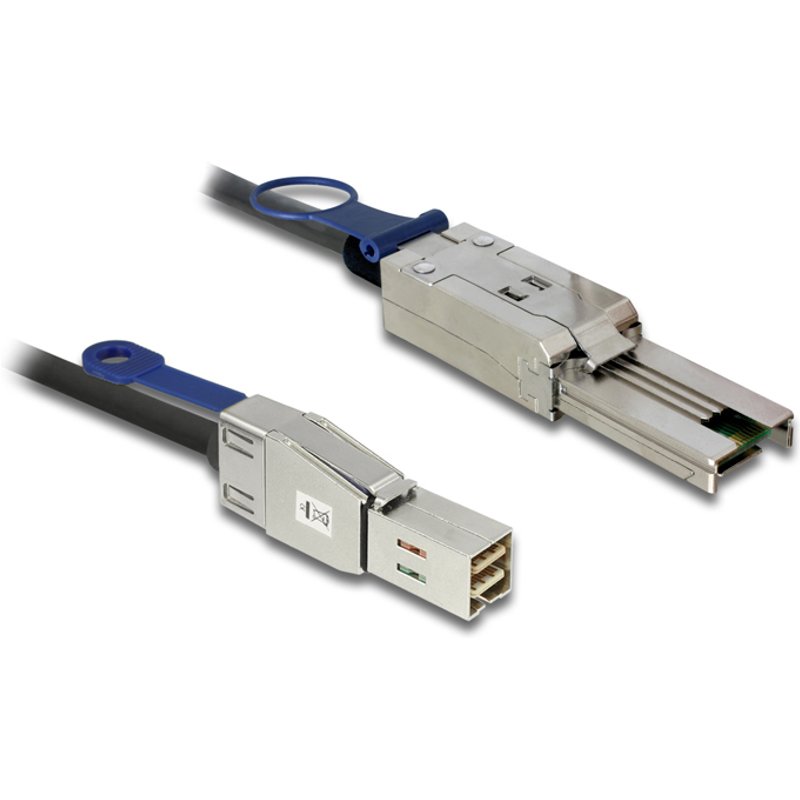 DeLOCK 2m. Mini SAS HD SFF-8644 - Mini SAS SFF-8088 Black