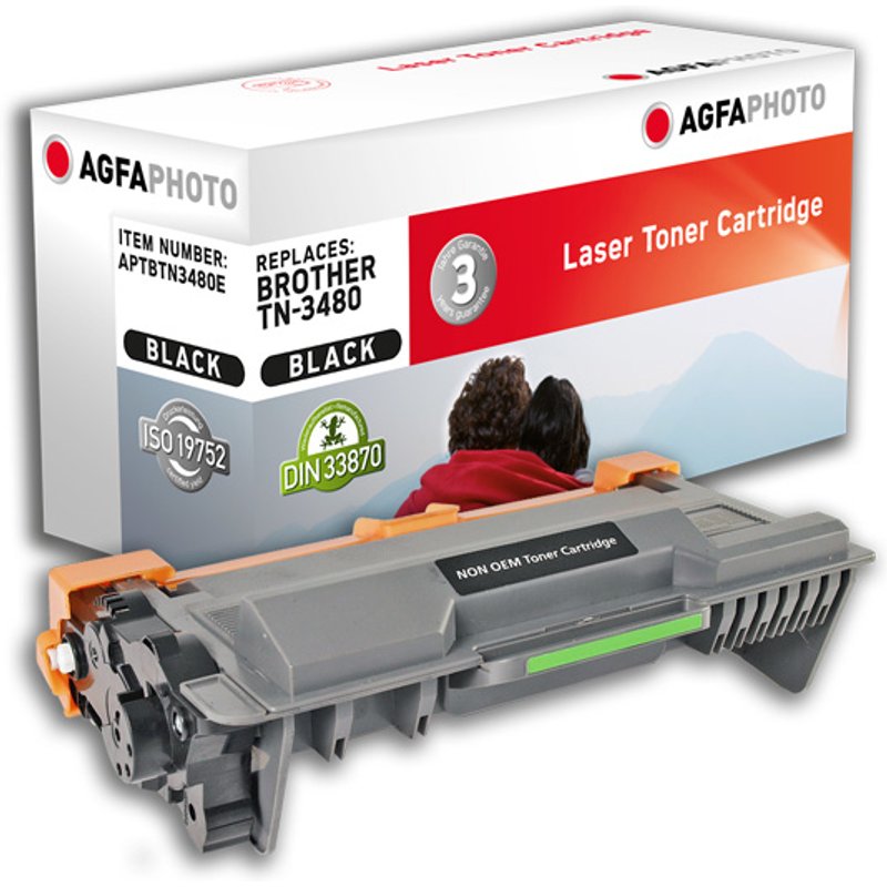 AgfaPhoto APTBTN3480E toner cartridge 1 pc(s) Compatible Black