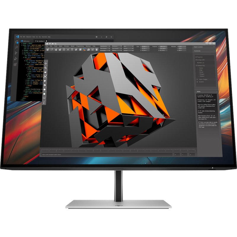 HP Series 7 Pro 24 inch WUXGA USB-C Monitor - 724pu 61 cm (24") 1920 x 1200 pixels WUXGA LCD 5 ms Black Silver