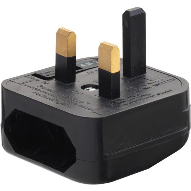 FDL EURO PLUG MAINS LEAD - UK PLUG CONVERTER