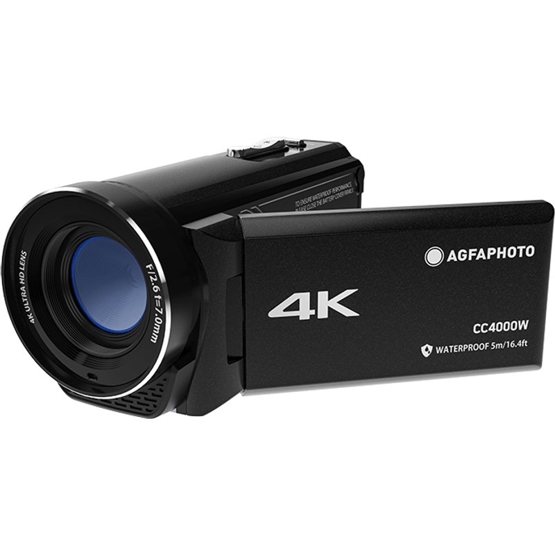AgfaPhoto CC4000W camcorder Handheld camcorder 24 MP 4K Ultra HD Black