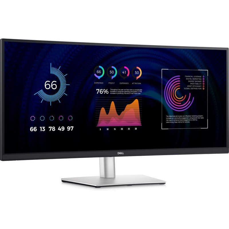 DELL P Series P3424WE computer monitor 86.7 cm (34.1") 3440 x 144