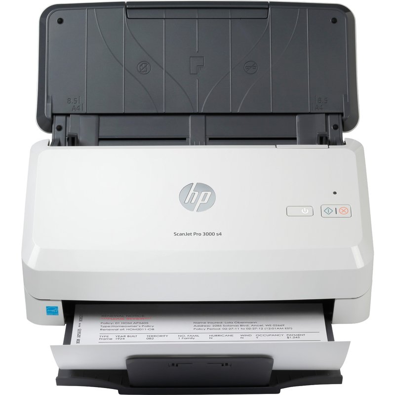 HP Scanjet Pro 3000 s4 Sheet-fed scanner 600 x 600 DPI A4 Black. White