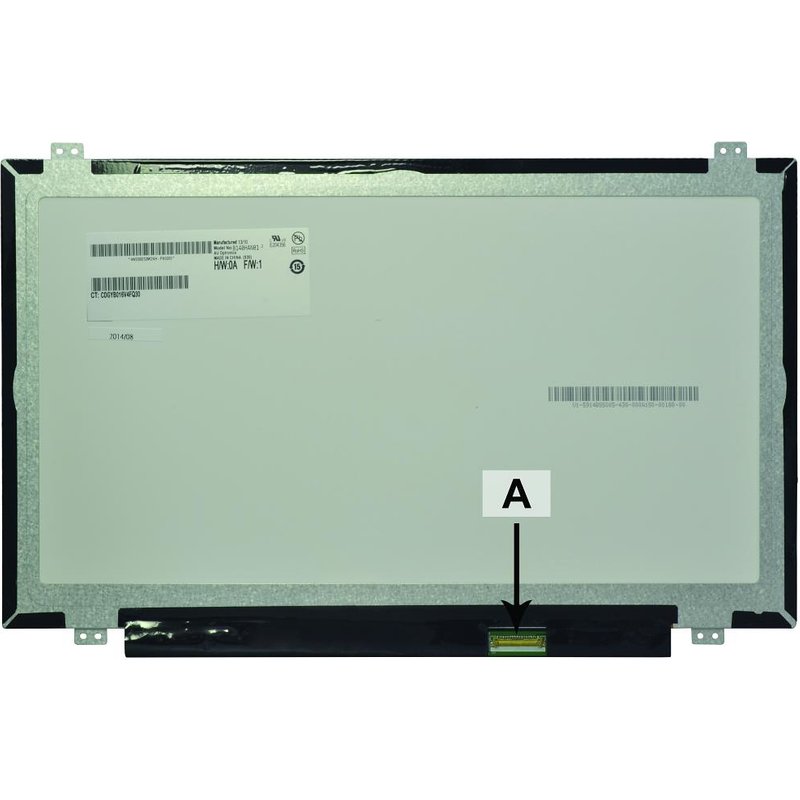 2-Power 14.0 WUXGA 1920X1080 LED Matte w/IPS Screen