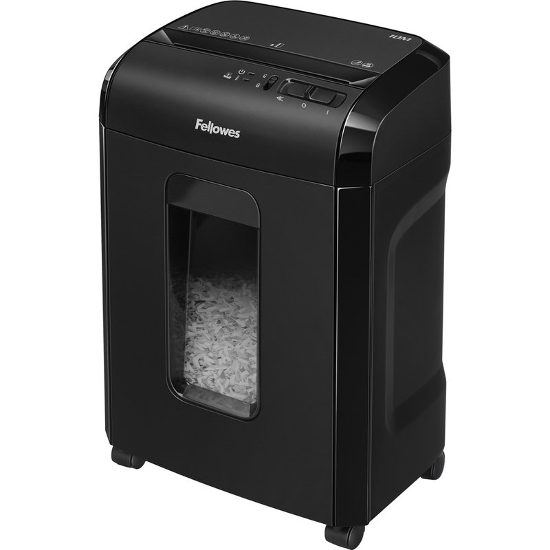 Fellowes Powershred 10M paper shredder Micro-cut shredding 65 dB Black