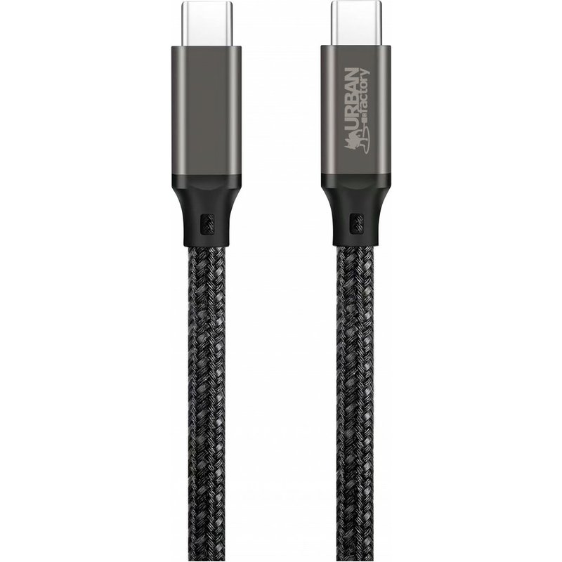 Urban Factory BASEE: USB-C TO USB-C CABLE - 2 METERS - E-MARK 240W - 1