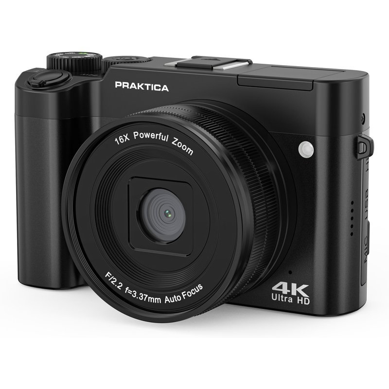 Praktica DZ16 Digital Camera 13MP CMOS Sensor 16x Digital Zoom 4K Vide