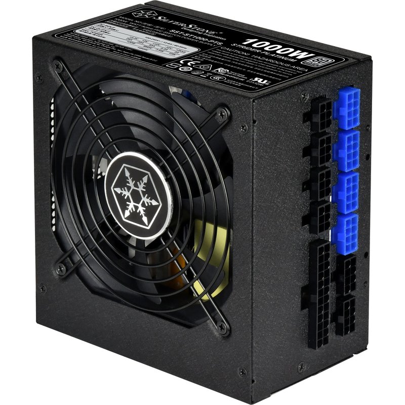Silverstone SST-ST1000-PTS power supply unit 1000 W 20-pin ATX ATX Bla