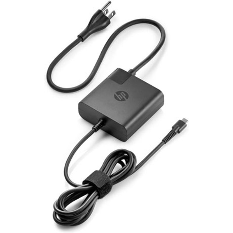 HP L65505-003 power adapter/inverter Indoor 65 W Black