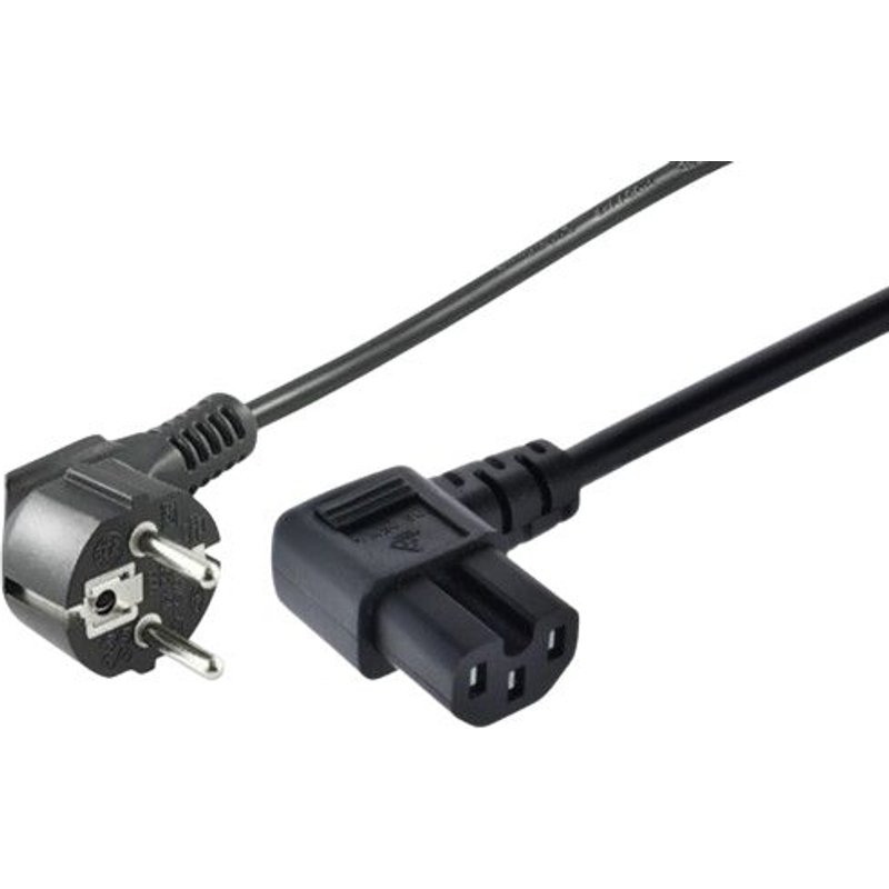 Microconnect MC-JT008/HT3W-H05VV-F-2.0 power cable Black 2 m Power plu
