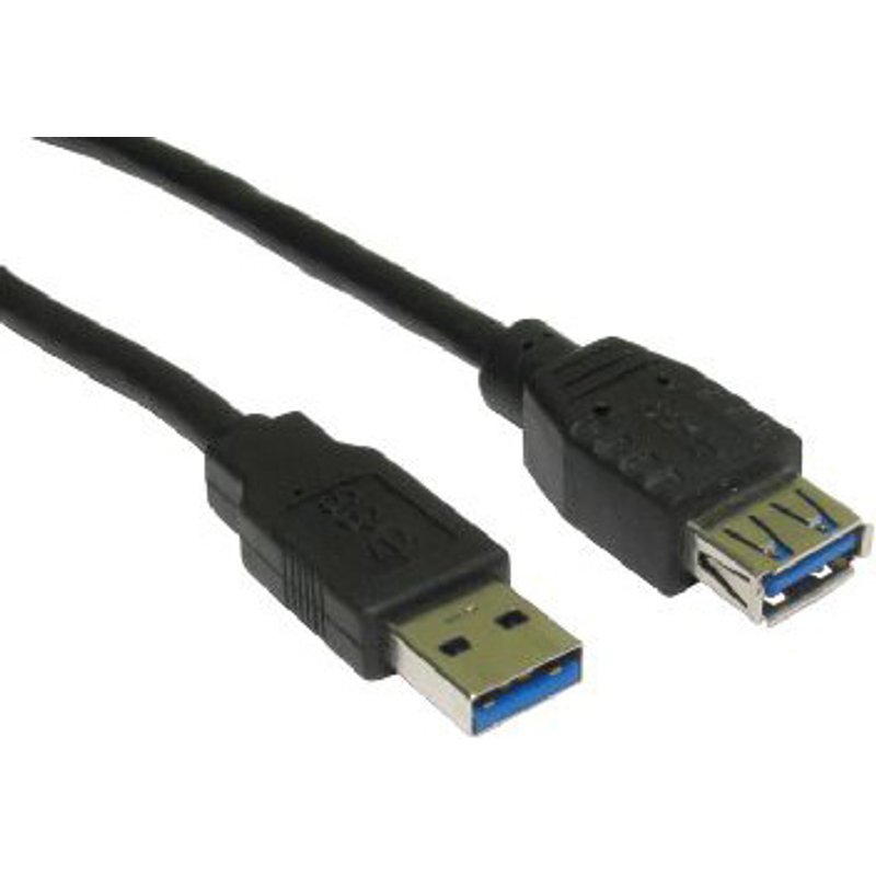 Cables Direct USB3-822 USB cable USB 3.2 Gen 1 (3.1 Gen 1) 2 m USB A Black