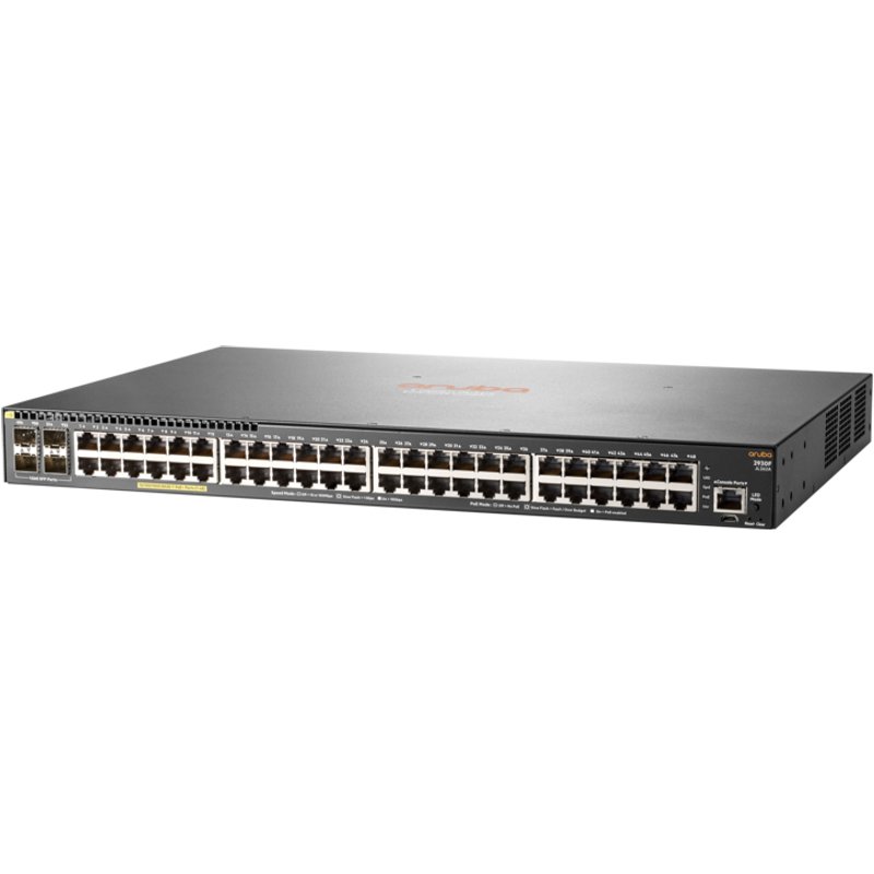 HPE Aruba Networking Aruba 2930F 48G PoE+ 4SFP Managed L3 Gigabit Ethe