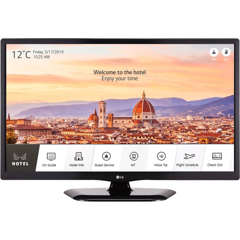 LG 28LT661H hospitality TV 61 cm (24") HD Black 10 W