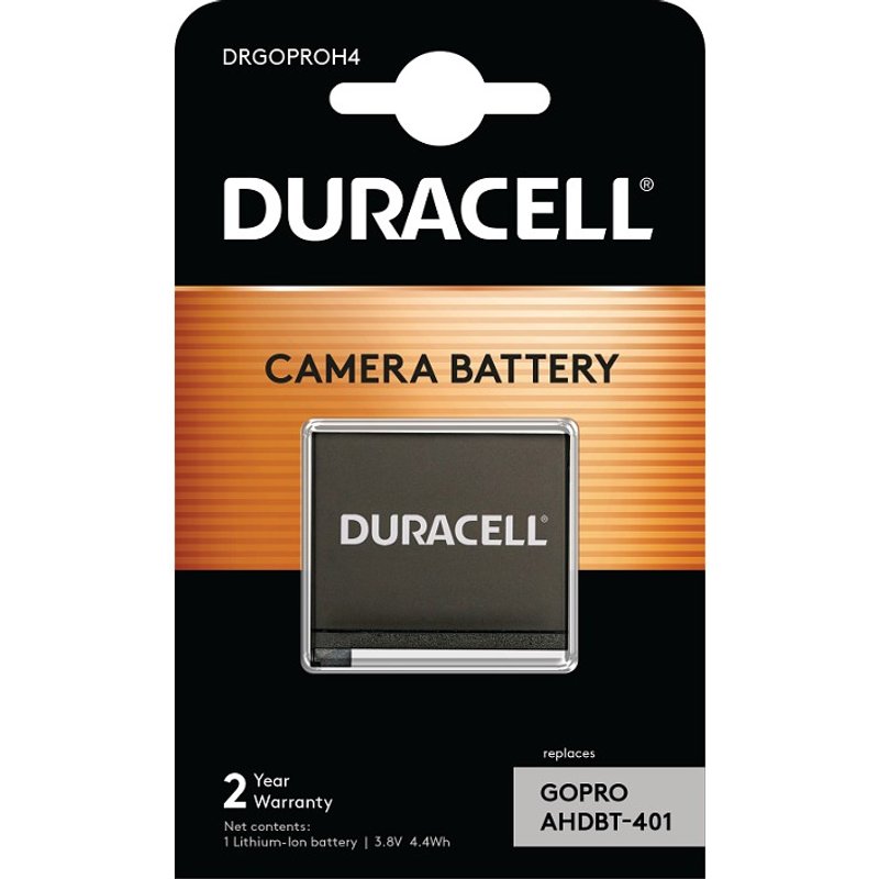 Duracell Camera Battery - replaces GoPro Hero 4 Battery