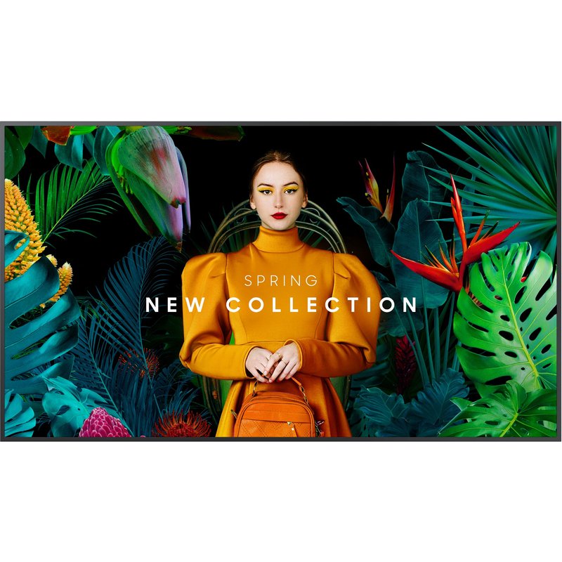 Samsung QH55C Digital signage flat panel 139.7 cm (55") LCD Wi-Fi 700 cd/m 4K Ultra HD Black Built-in processor Tizen 24/7