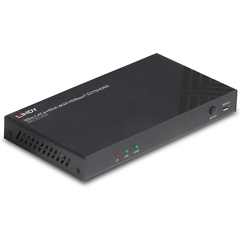 Lindy 100m Cat.6 HDMI 4K60. Audio. IR and RS-232 HDBaseT Receiver