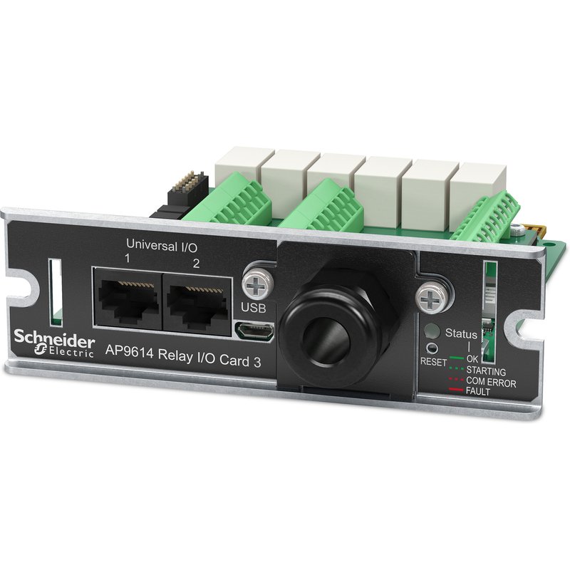Schneider Electric Dry contact. Management Options. Dry Contact I/O Ca
