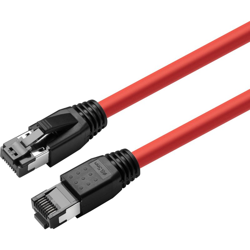 Microconnect MC-SFTP8010R networking cable Red 10 m Cat8.1 S/FTP (S-ST