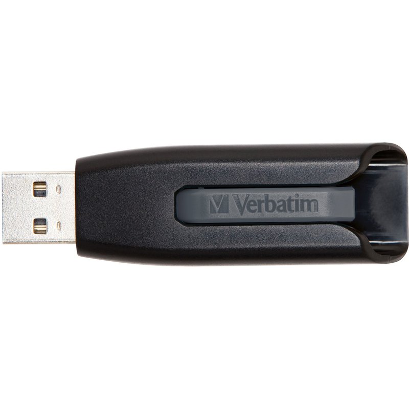 Verbatim V3 - USB 3.0 Drive 32 GB - Black. Capacity: 32 GB Device interface: USB Type-A USB version: 3.2 Gen 1 (3.1 Gen 1) Read speed: 80 MB/s Write speed: 25 MB/s. Form factor: Slide. Weight: 10 g. Product colour: Black Grey
