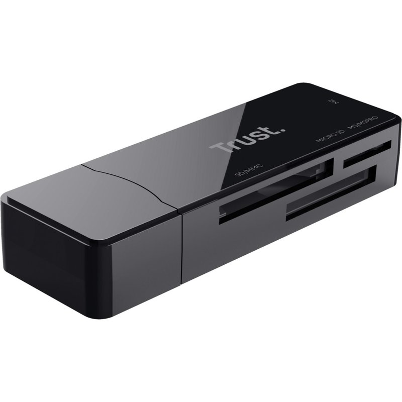 Trust NANGA card reader USB 3.2 Gen 1 (3.1 Gen 1) Type-A Black