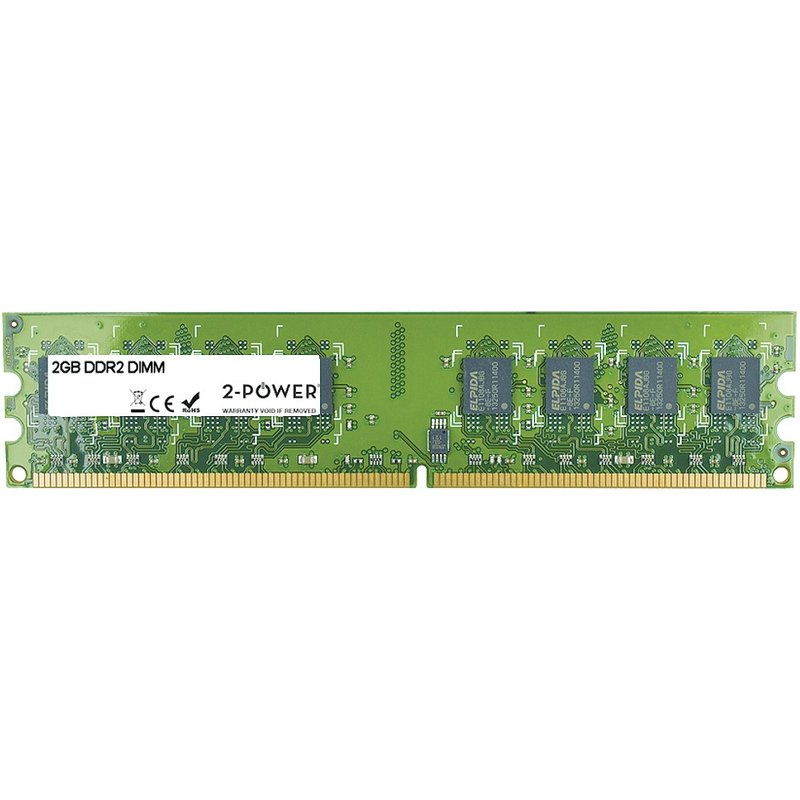 2-Power 2GB DDR2 667MHz DIMM Memory