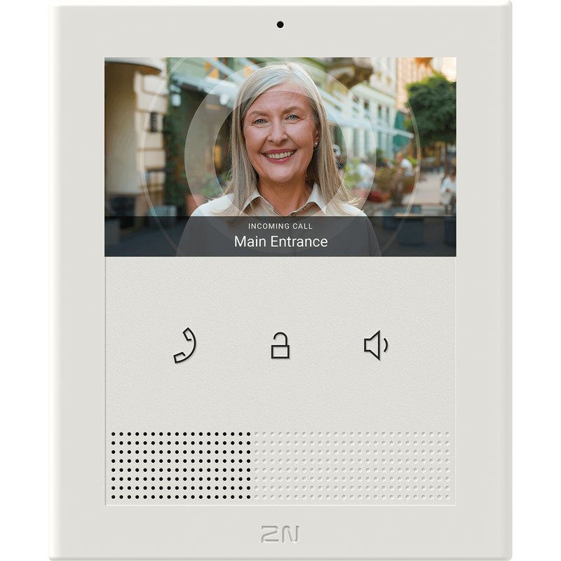 2N Clip 2wire-IP video intercom system 10.9 cm (4.3") White