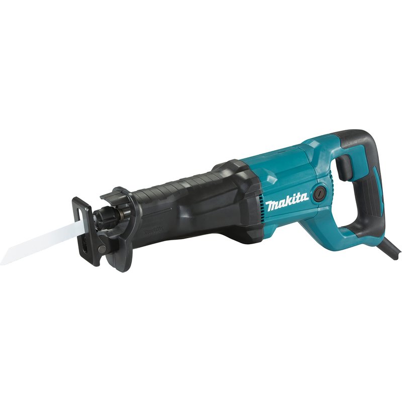 Makita JR3051TK/2. Product colour: Black Teal. Idle stroke rate (max): 3000 spm Stroke length: 3 cm Cutting depth in wood: 25.5 cm. Power source: AC Input power: 1200 W Cable length: 2.5 m. Width: 97 mm Depth: 447 mm Height: 176 mm
