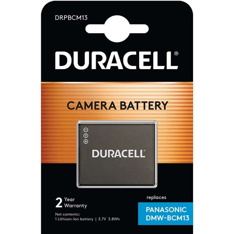 Duracell Camera Battery - replaces Panasonic DMW-BCM13 Battery