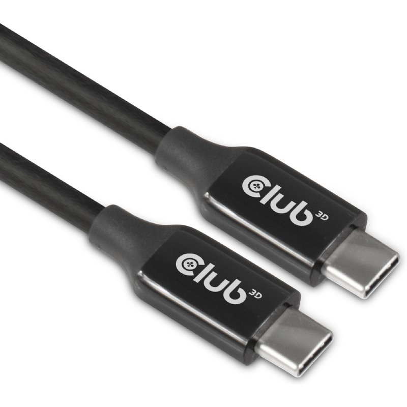 Club3D USB-C 3.2 Gen2 to USB-C Active Bi-directional Cable 8K60Hz Male/Male 5m/16.4ft Black Adapters