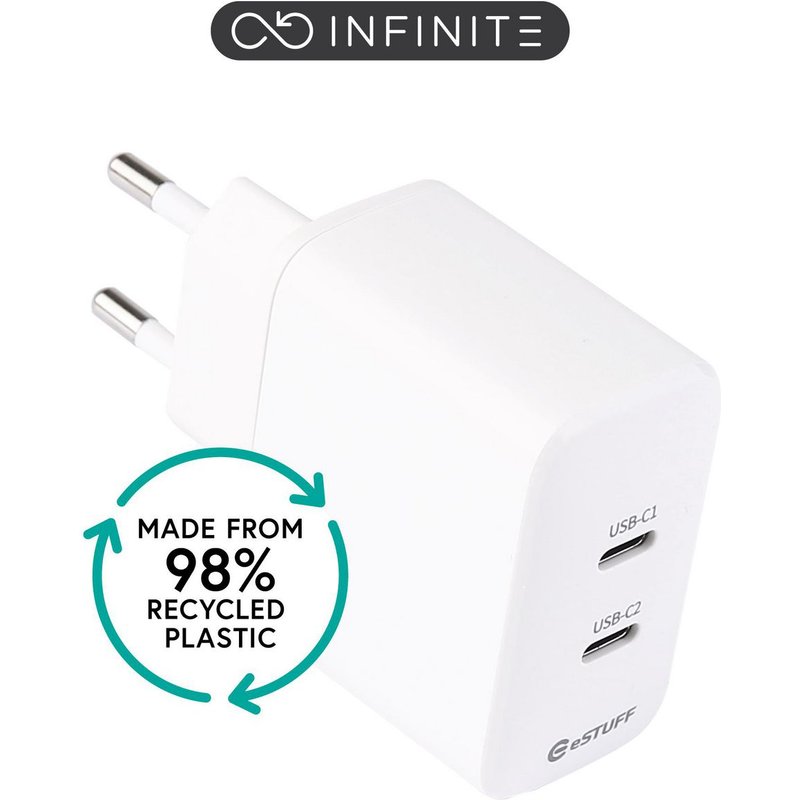 eSTUFF ES637035 mobile device charger Smartphone White AC Fast chargin