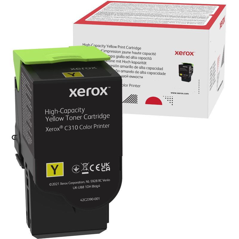 Xerox Genuine C310 Color Printer/C315 Color Multifunction Printer Yellow High capacity Toner Cartridge (5500 Pages) - 006R04367 0 pages 5500 pages Yellow 1 pc(s)