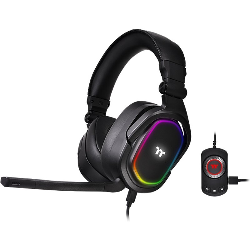 Thermaltake ARGENT H5 RGB Headset Wired Head-band Gaming Black