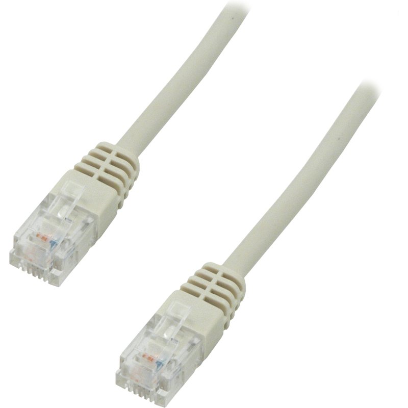 MCL Cordon Modem ADSL Cable RJ11 2m Ivory