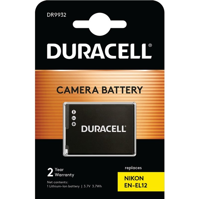 Duracell Camera Battery - replaces Nikon EN-EL12 Battery