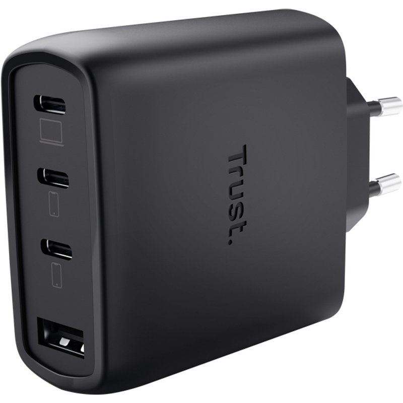 Trust Maxo 65W Universal Black AC Fast charging Indoor