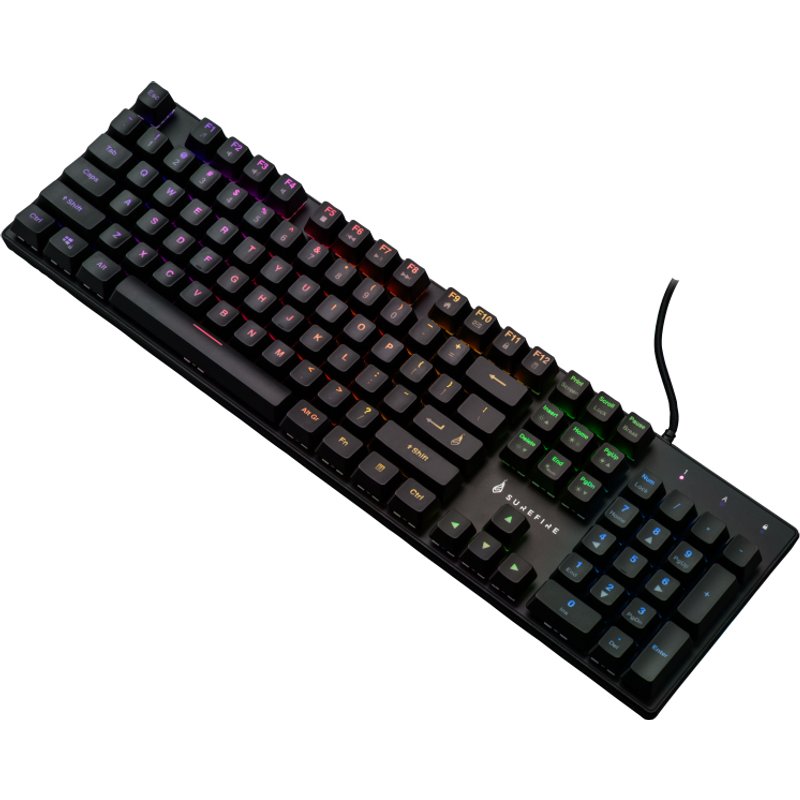 Verbatim KingPin M2 keyboard Gaming USB QWERTZ UK English Black