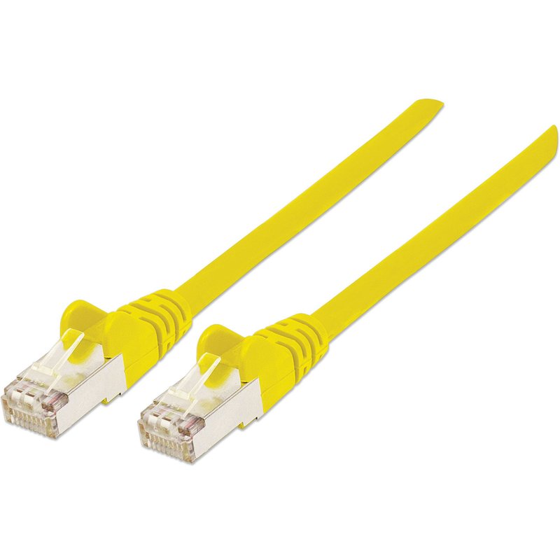 Intellinet Network Patch Cable. Cat5e. 2m. Yellow. CCA. SF/UTP. PVC. R