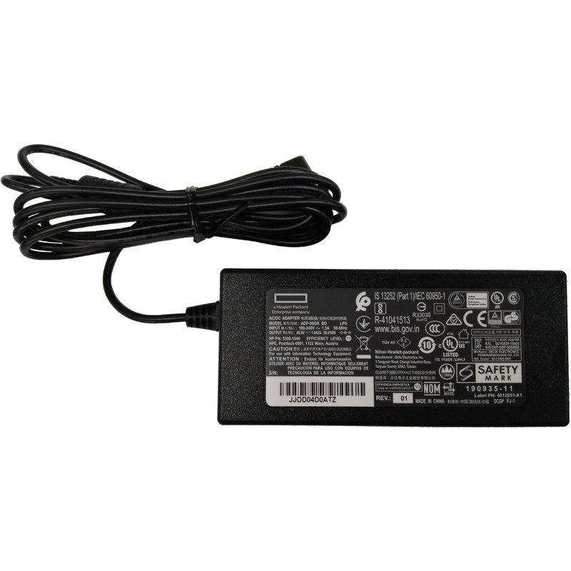 HPE Aruba Networking AP-AC2-48C 48V/50W AC/DC Desktop Style Power Adap