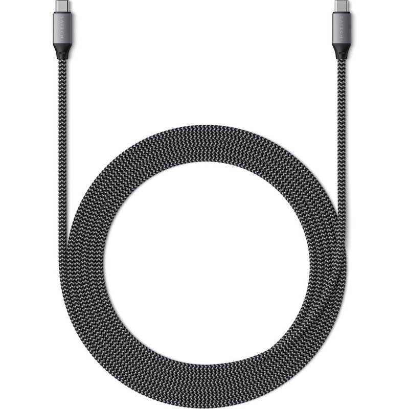 Satechi ST-TCC2MM USB cable 2 m USB C 0.48 Gbit/s 100 W Black Grey