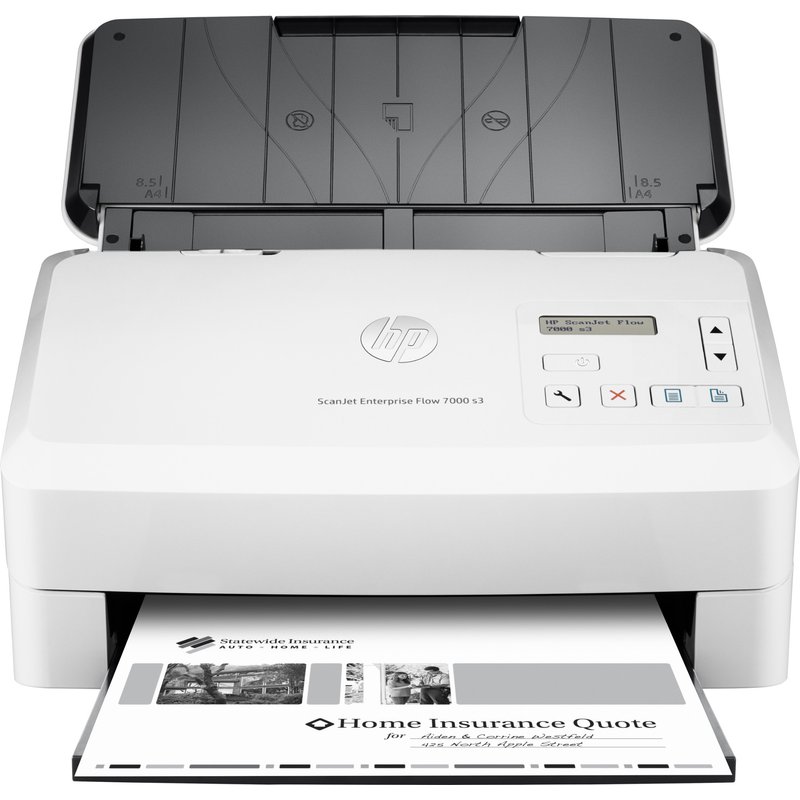 HP ScanJet Enterprise Flow 7000 s3 Sheet-fed scanner 600 x 600 DPI A4 White