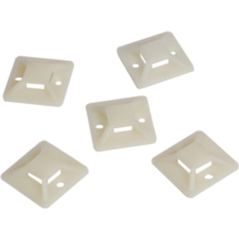 LogiLink KAB0042 cable tie mount Beige ABS synthetics 100 pc(s)