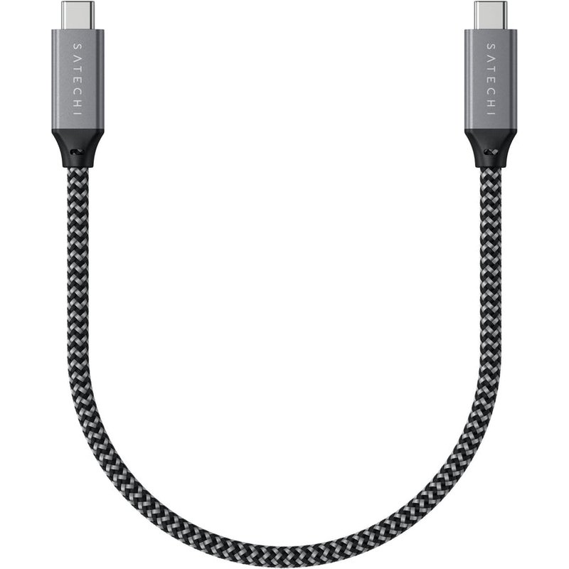 Satechi ST-U4C25M USB cable USB4 Gen 3x2 0.25 m USB C 40 Gbit/s Black Grey