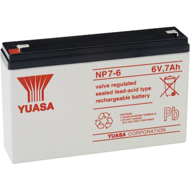 Yuasa NP7-6 UPS battery Sealed Lead Acid (VRLA) 6 V