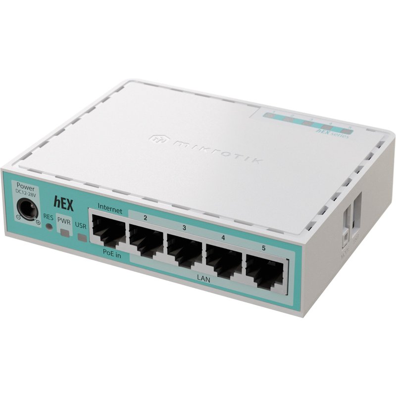 Mikrotik hEX wired router Gigabit Ethernet White